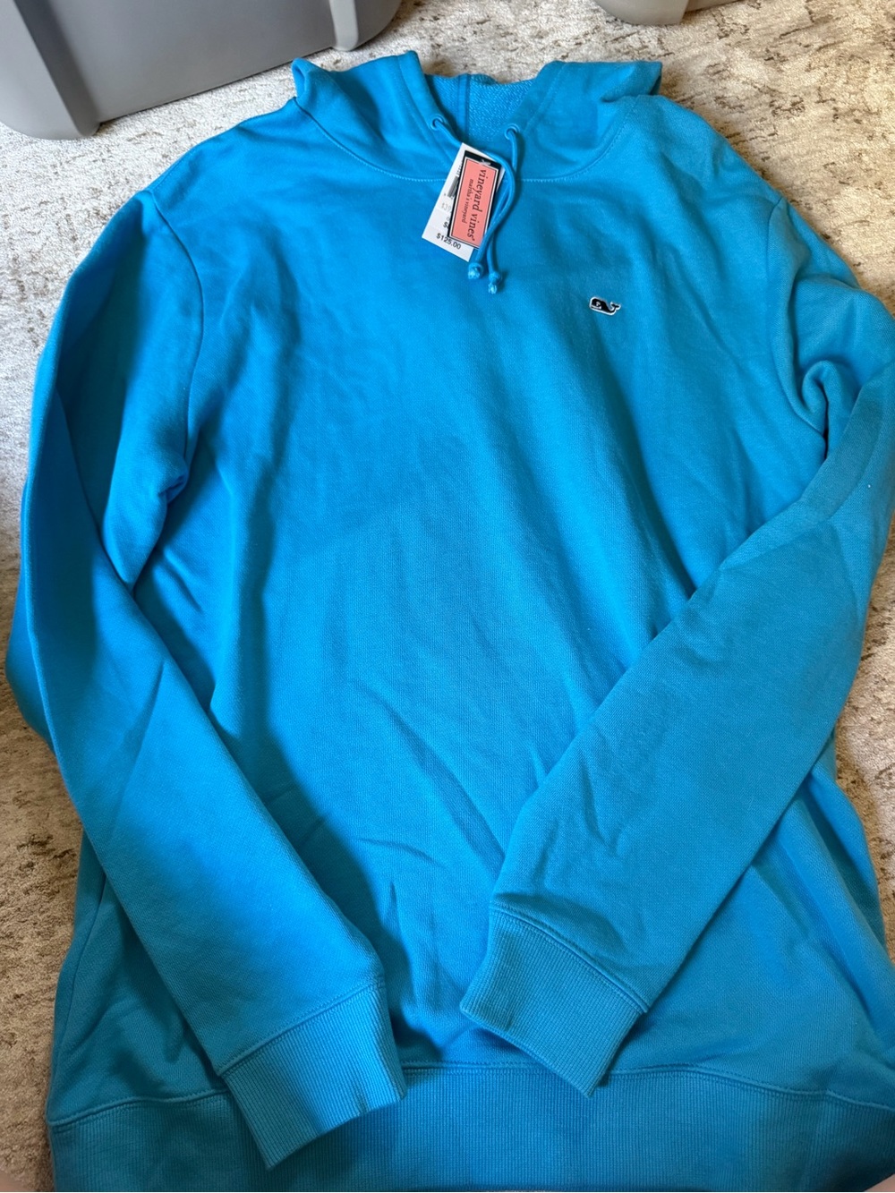 Vineyard Vines Men's Turquoise Hoodie Pullover - M, NWT